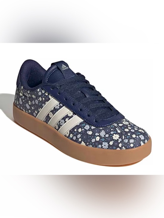 adidas Shoes - NWT!! adidas Navy Floral Sneakers with Gum Sole